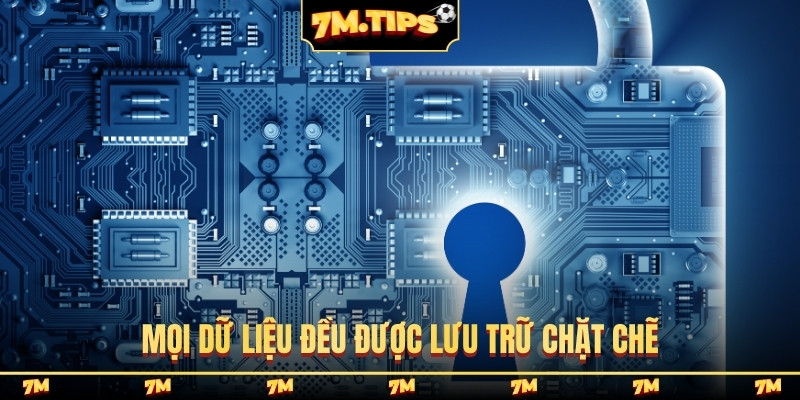 Mọi dữ liệu đều được lưu trữ chặt chẽ